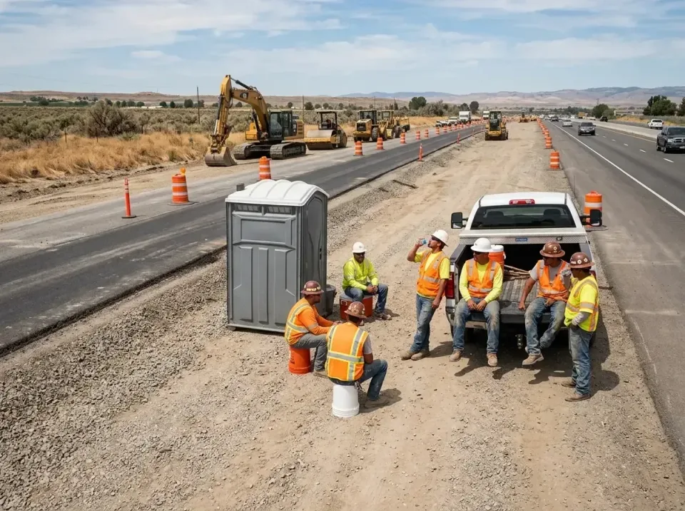 highway-road-construction-crew-007 — frequently asked questions, Porta Potty and Restroom Rentals in Maricopa, AZ